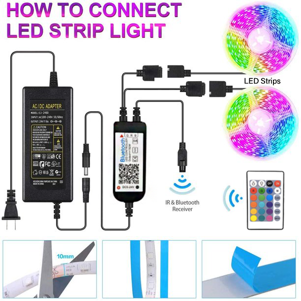 How to Connect Bluetooth Controller LED Strip Light