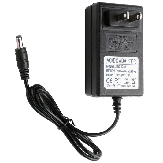 DC 12V 5A Power Supply Adapter AC 100-240V