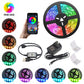 16.4ft LED Strip Light RGB Bluetooth App Waterproof Set