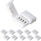 4-Pin RGB LED Light Strip Connectors (10 pcs)