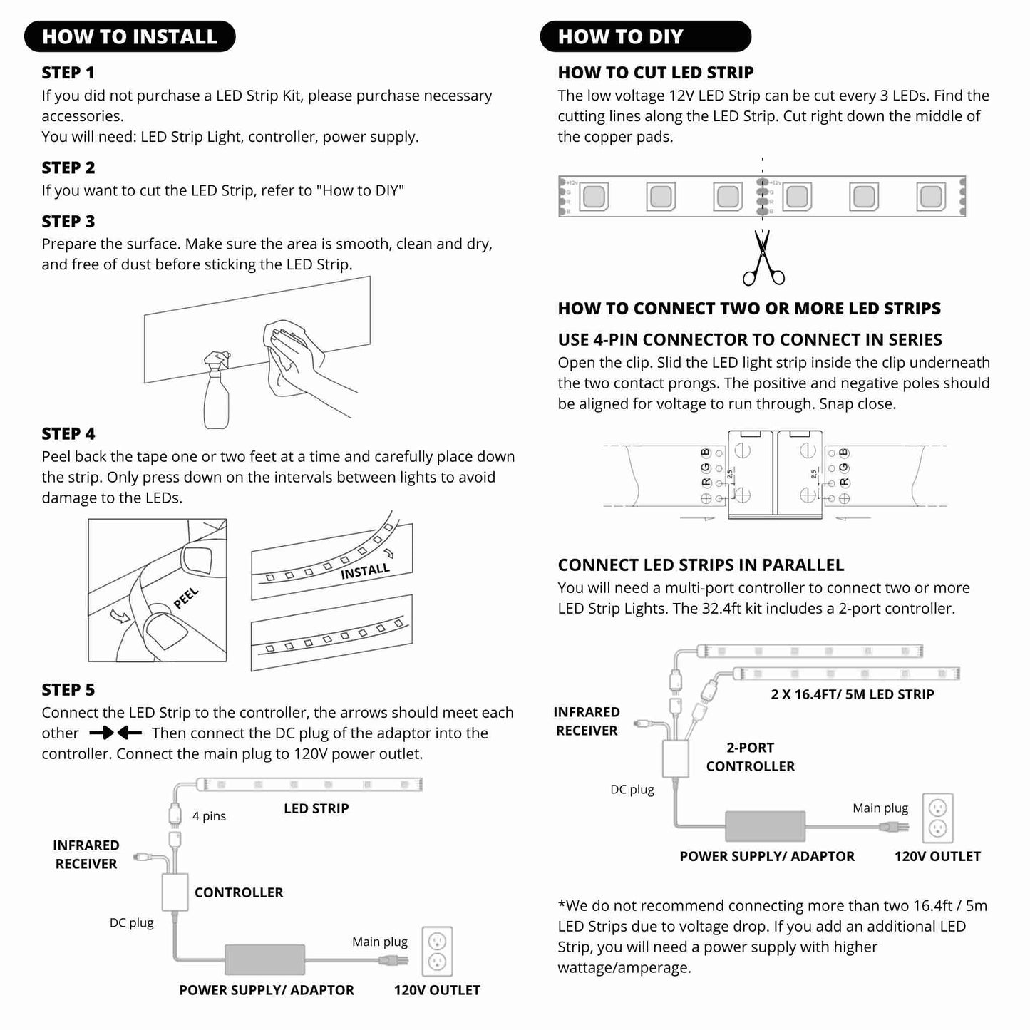 LED Strip Light How to Install