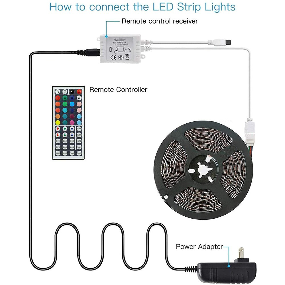  Noonhorse 44 Key RGB Led Strip Light Remote Controller
